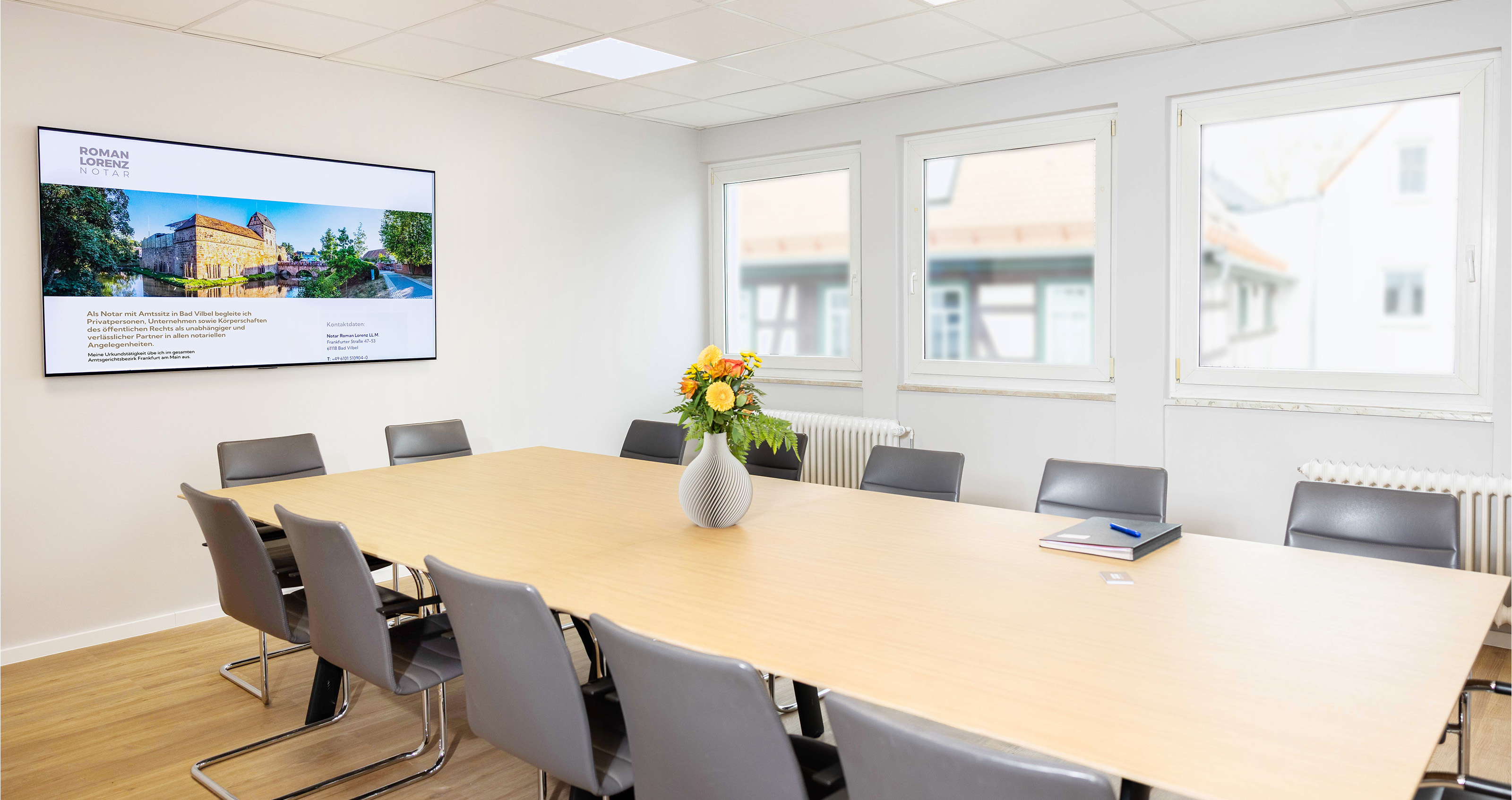 Konferenzraum der Kanzlei